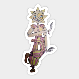 Daycare Attendant-Sun Sticker